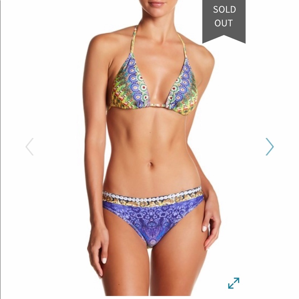 NWT La Moda Triangle 2pc Bikini Set